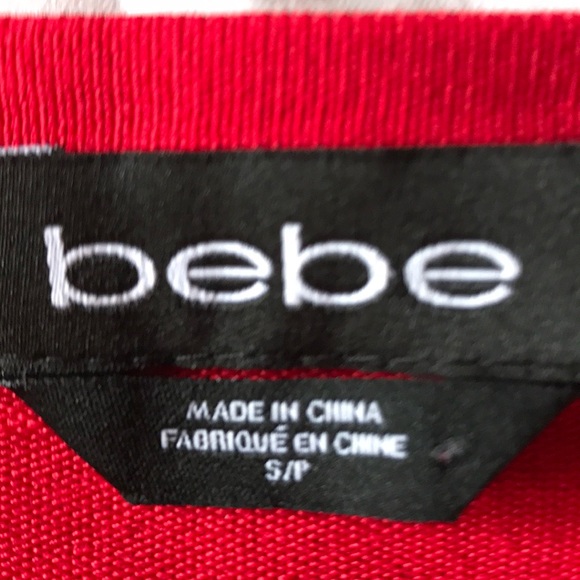 🚦Bebe red knit top - Picture 6 of 7
